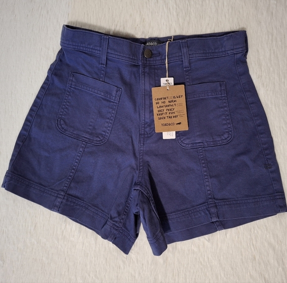 Toad&Co W's Linden Camvas Short Iris - Picture 2 of 6